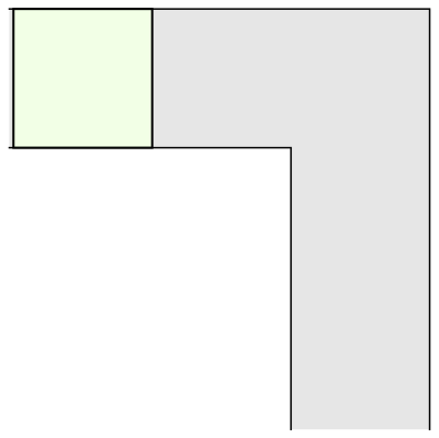 Figure 4: Unit width one sofa traversing hallway (D. Romik)